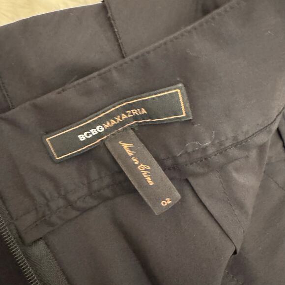 BCBGMAXAZRIA Black Tiered Layered Mini Skirt 2 - Picture 4 of 10